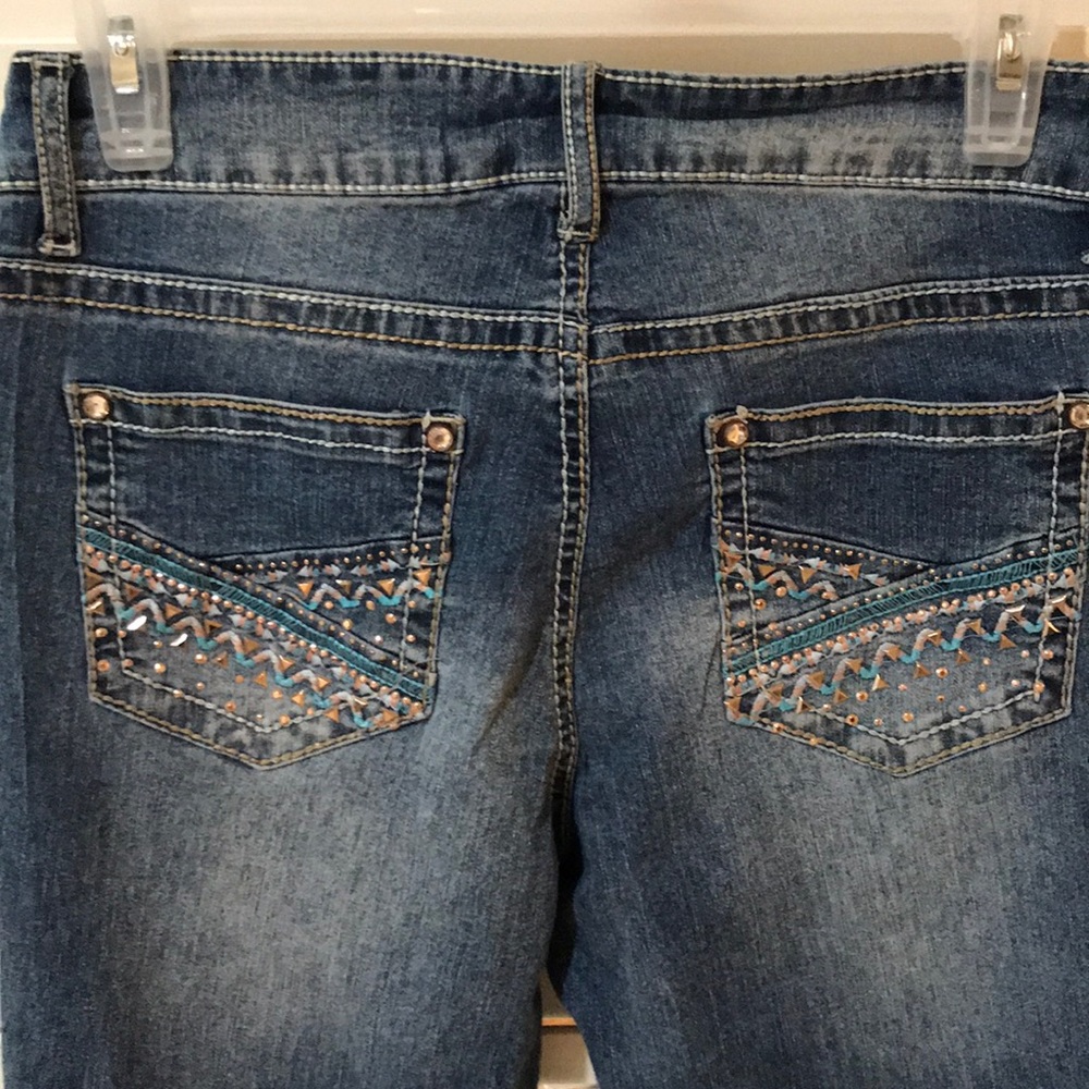 L.E.I. sz 7 regular ashley lowrise slim boot jeans